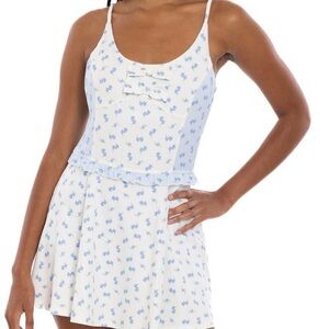 New treasures by shabby chic blue flower dress M